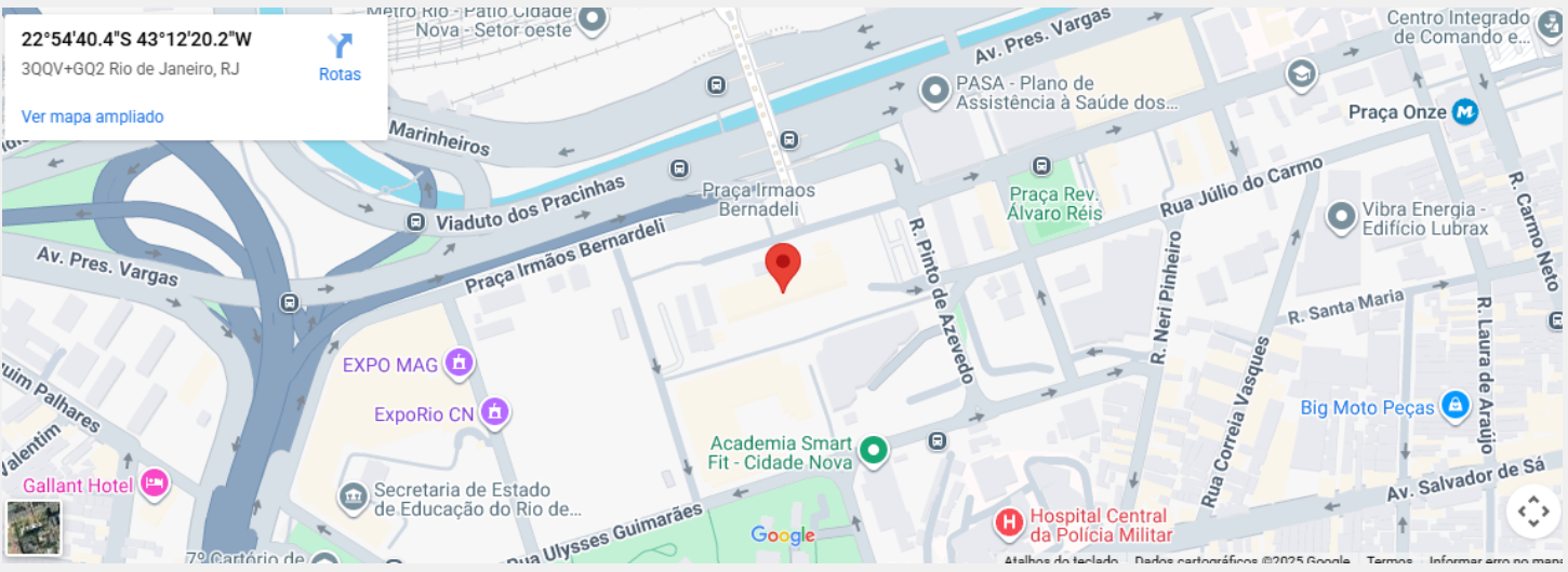 Localização da CTCOS